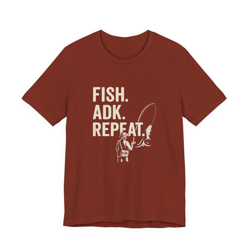 Fish. ADK. Repeat. T‑Shirt (XS-4X)