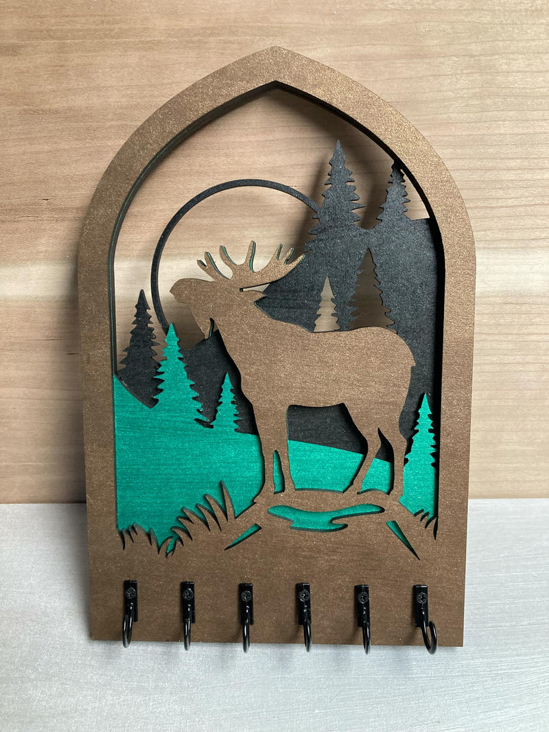 Adirondack Inspired Key Hangers