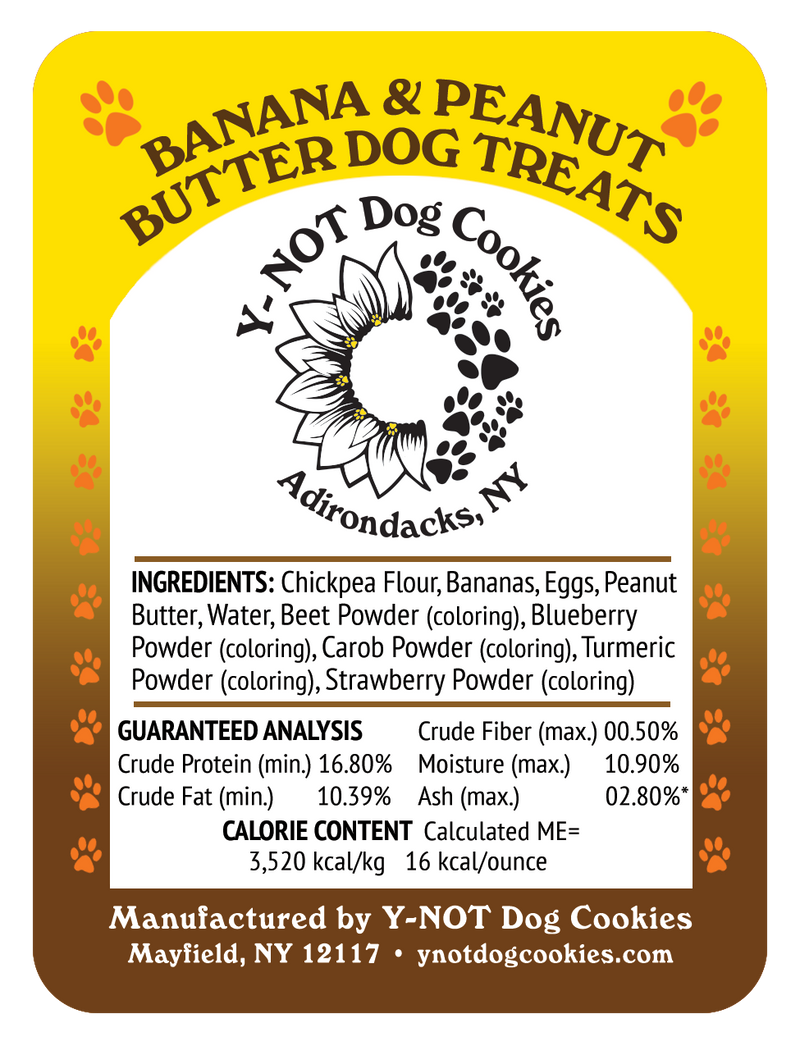 Banana & Peanut Butter Dog Treats