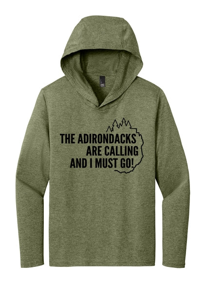 ADIRONDACKS ARE CALLING LONG SLEEVE w-HOOD