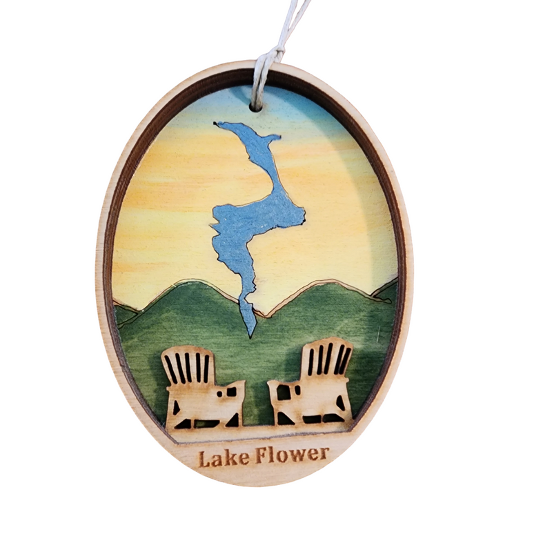 Lake Flower Ornament