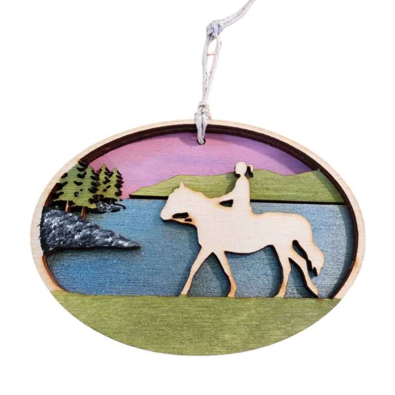 Horseback Riding Ornament (m/f)