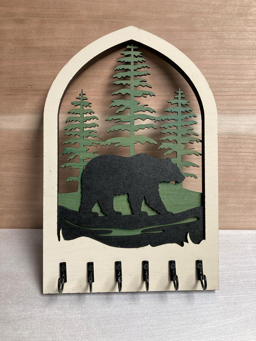 Adirondack Inspired Key Hangers
