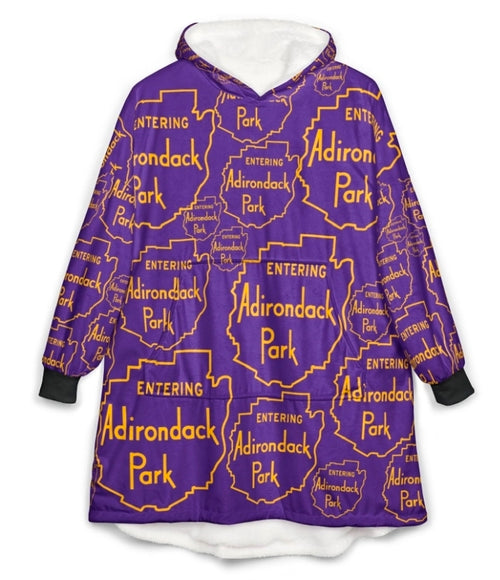 Adirondack Hooded Blanket - Purple