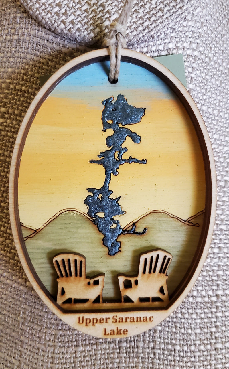 Upper Saranac Lake Ornament