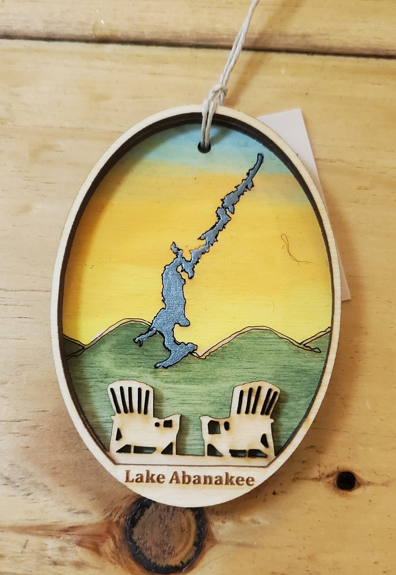 Lake Abanakee Ornament