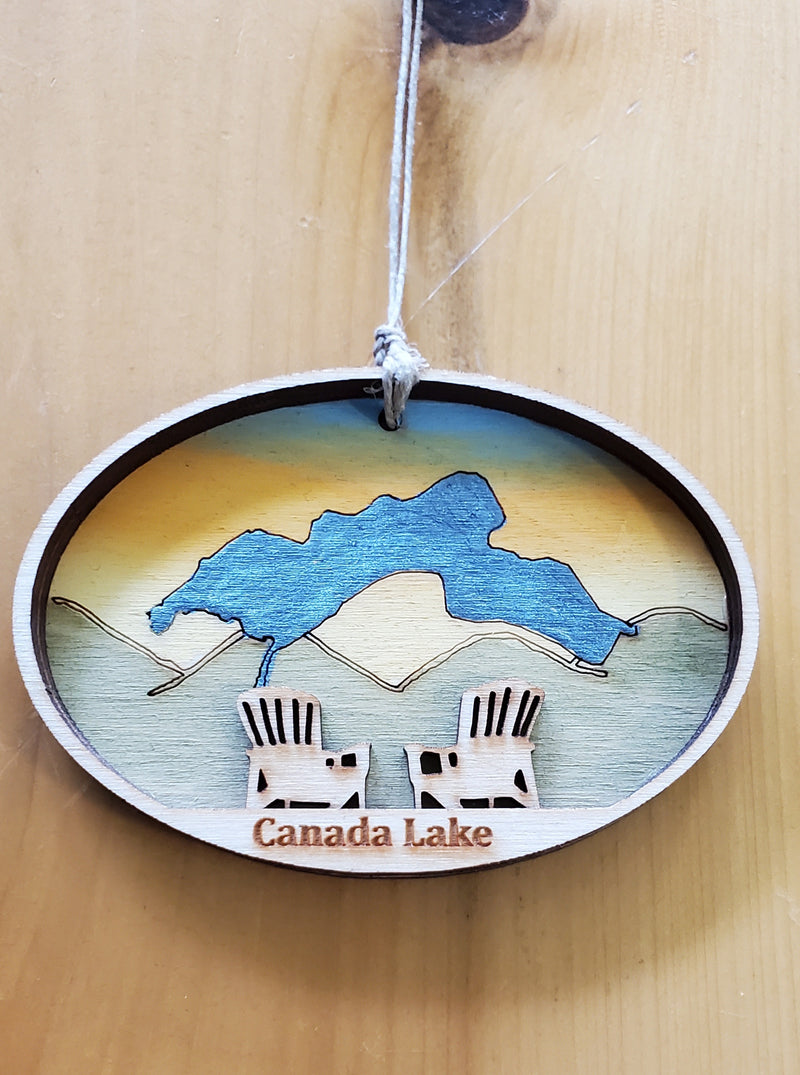 Canada Lake Ornament