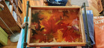 Custom Adirondack Leaf Resin Tray