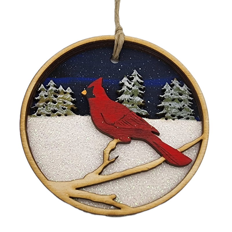 Cardinal Ornament