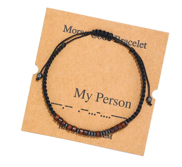 My Person Morse Code Bracelet