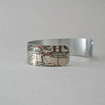 Old Forge Map Cuff Bracelet