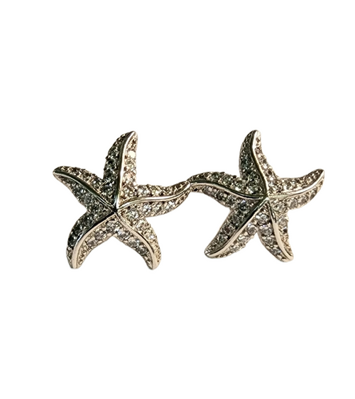 Starfish CZ Earrings