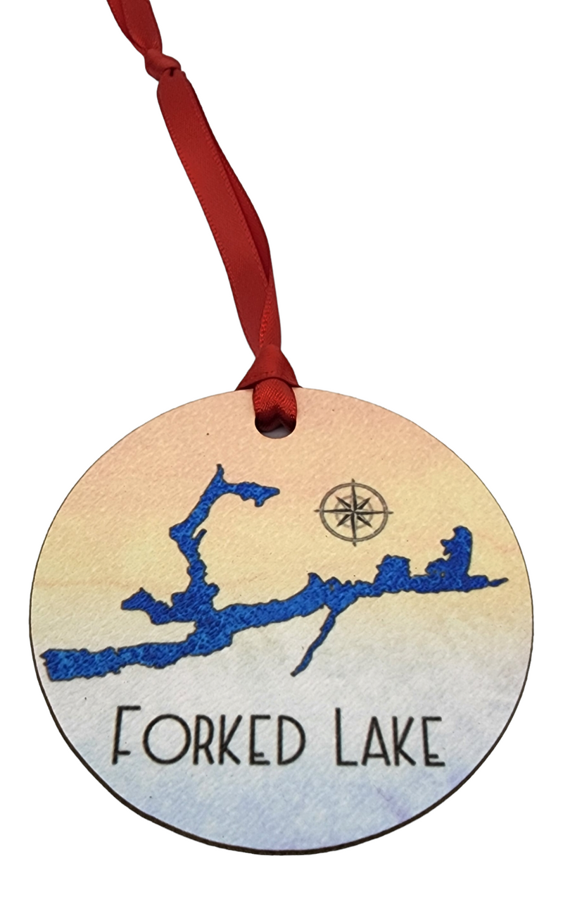 Forked Lake Ornament