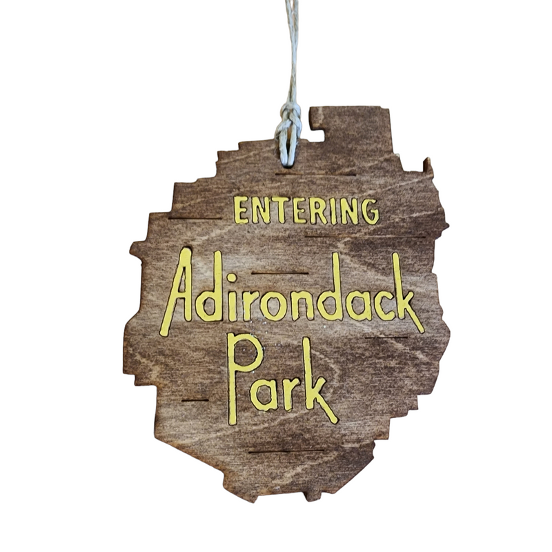 Entering Adirondack Park Ornament