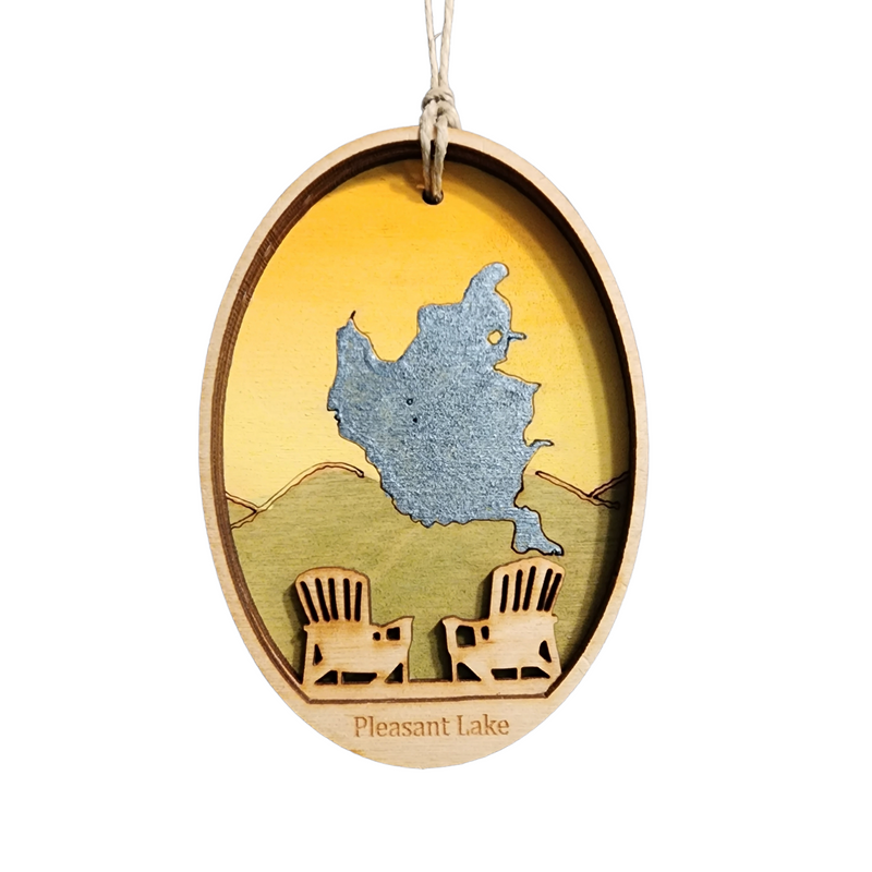 Pleasant Lake Ornament