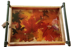 Custom Adirondack Leaf Resin Tray