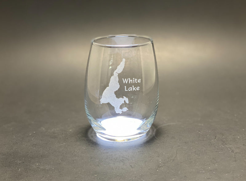 White Lake Stemless Wine Glass