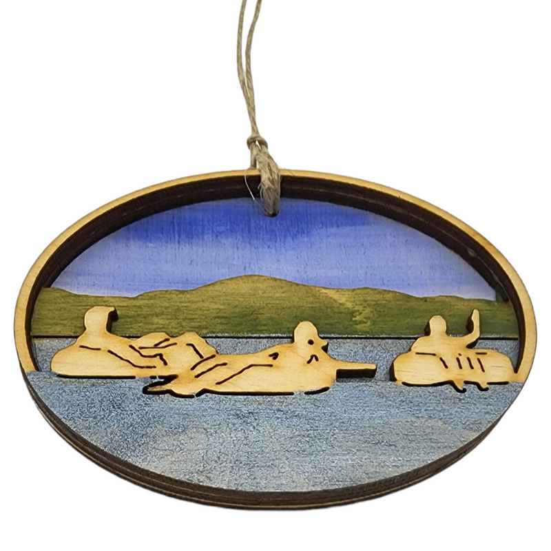 Floating on the Lake/River Ornament