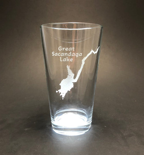 Create My Lake Pint Glass